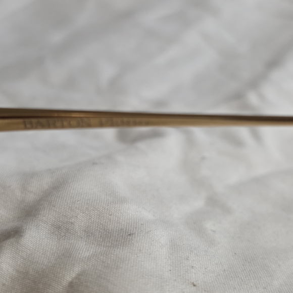 Barton Perreira Gold Tone Aviator Sunglasses with Brown Lenses - Picture 8 of 10